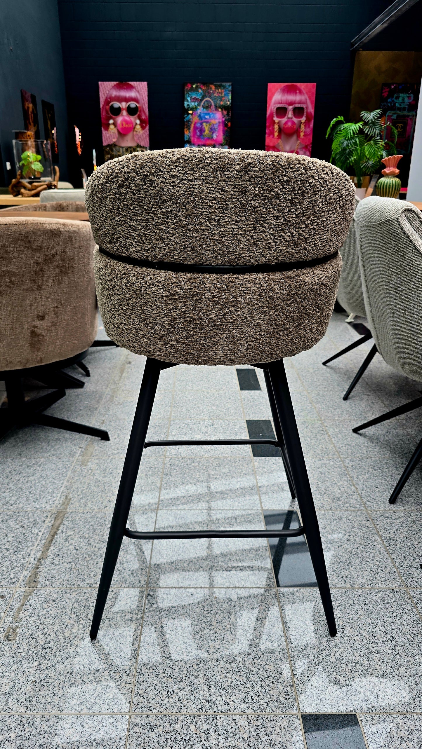 Barhocker CUBA 360-Grad drehbar