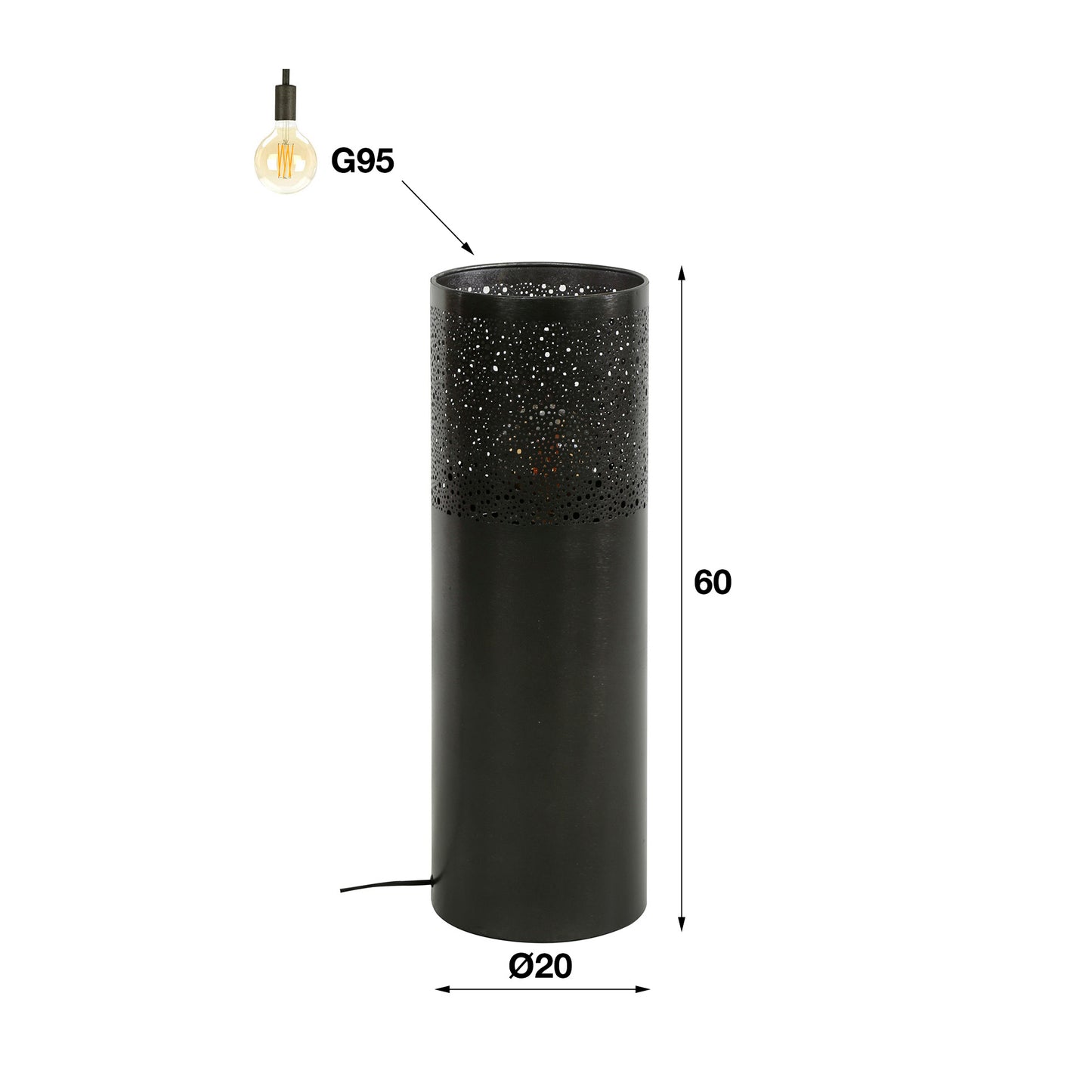 Stehleuchte SARA 60cm