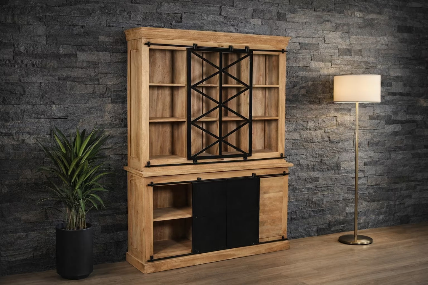 Highboard JERSEY "M" aus Mangoholz