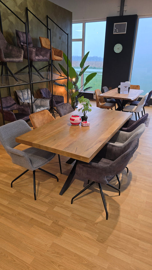 Esstisch ALICANTE - Mango-Holz mit Baumkante