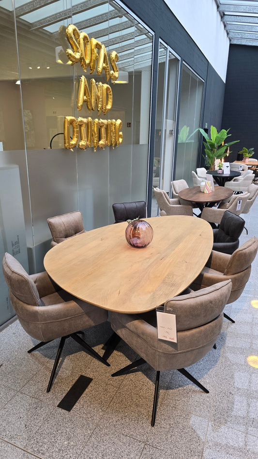 Esstisch CUBA 240cm - Massiv aus Mango-Holz