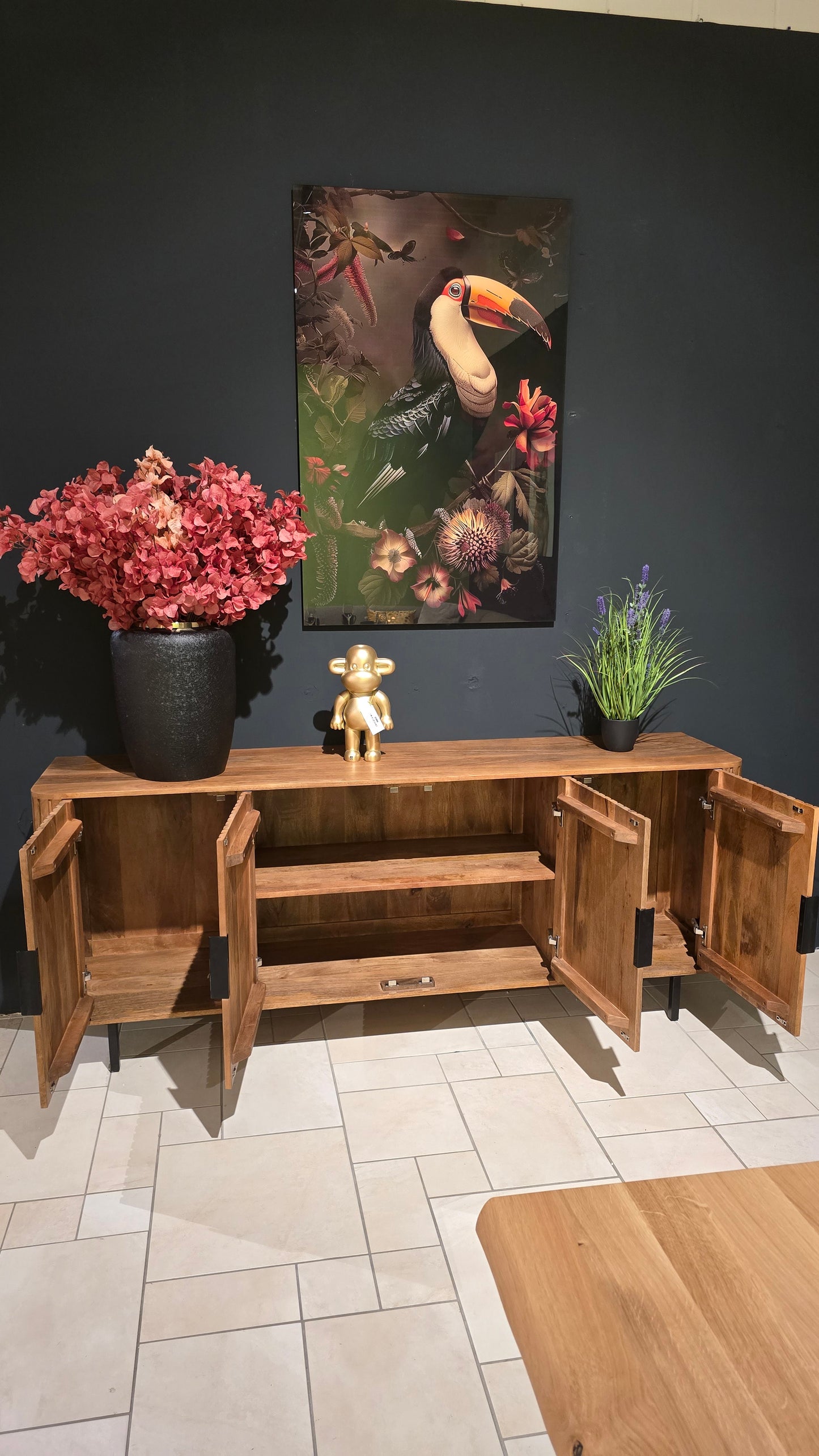 Design Sideboard "XL" aus massivem Mango-Holz