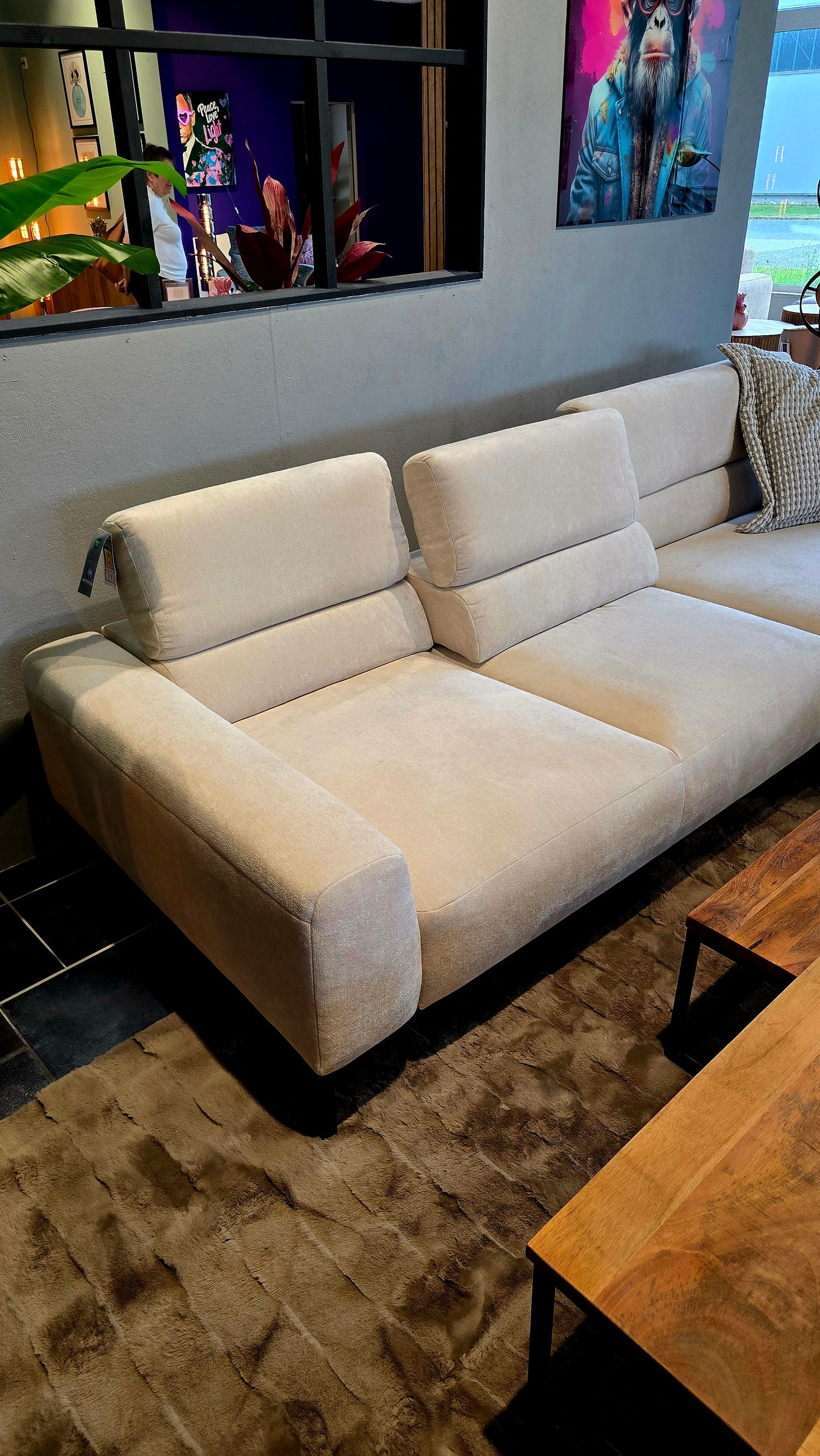 Ecksofa SUMMER - 293x226cm Kopfteil- und Sitztiefenverstellung