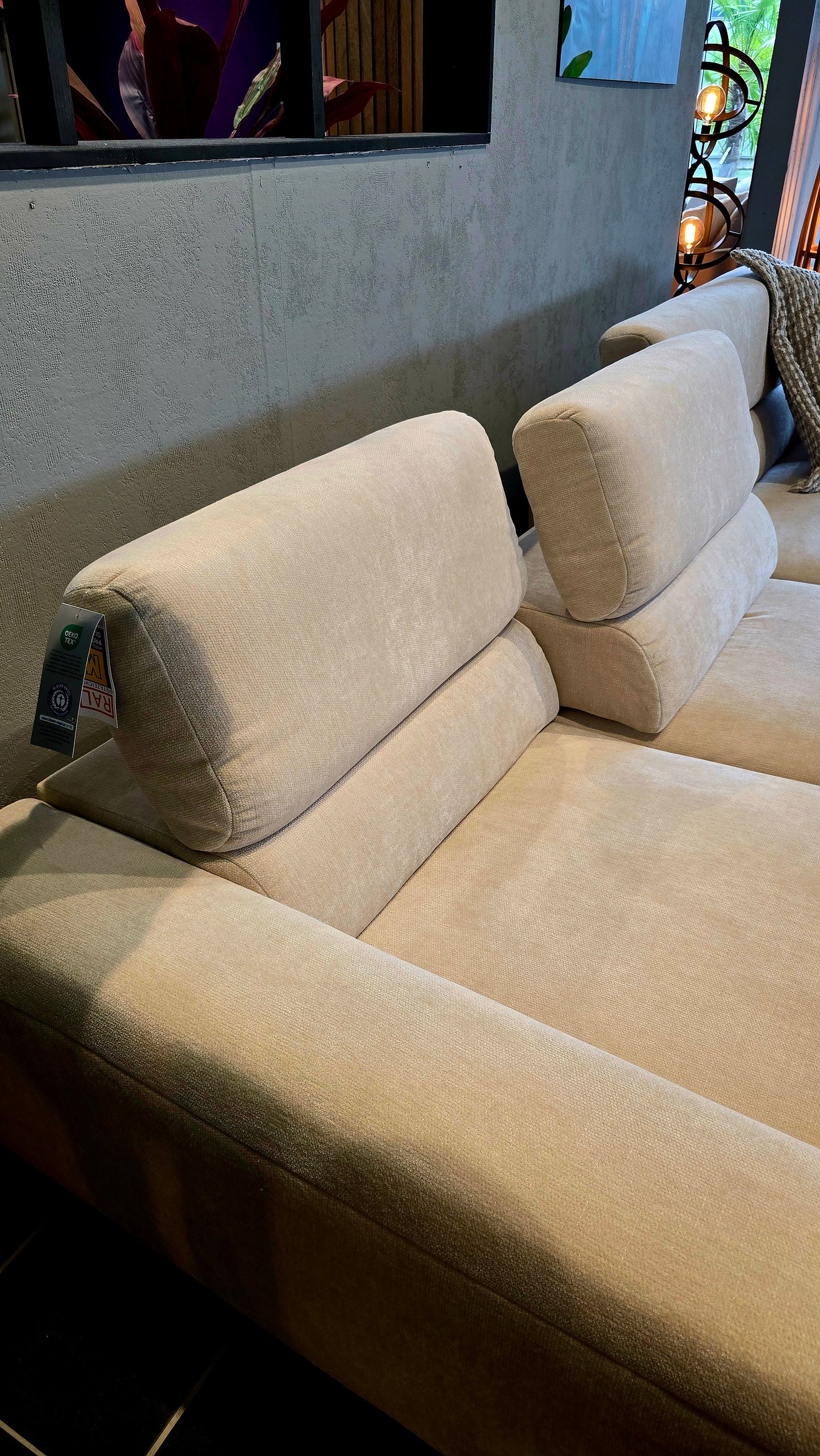 Ecksofa SUMMER - 293x226cm Kopfteil- und Sitztiefenverstellung