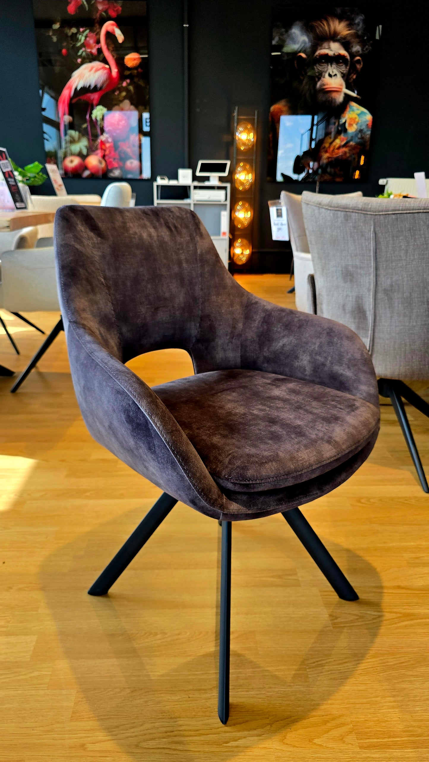 SUMMER SALE - Stuhl AVELA 180-Grad drehbar - 6 Farben
