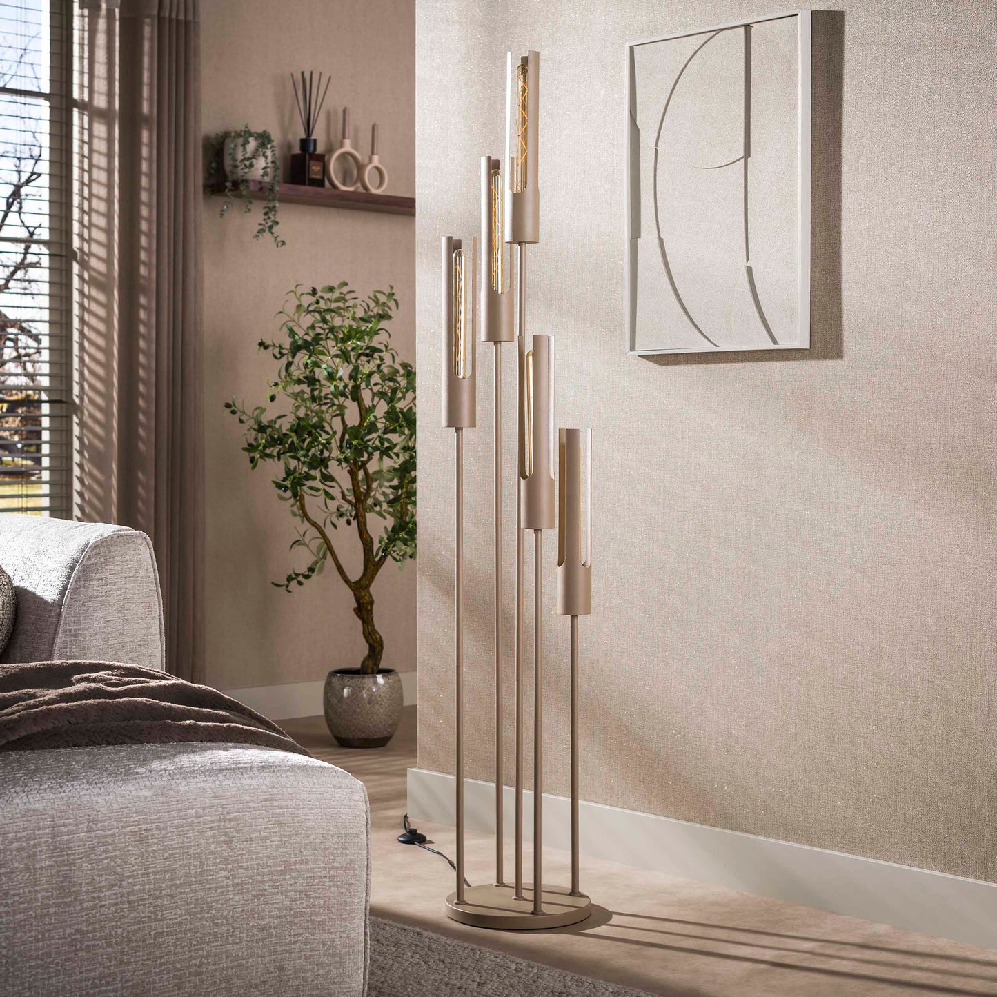 Stehleuchte ELLA 5 Beige