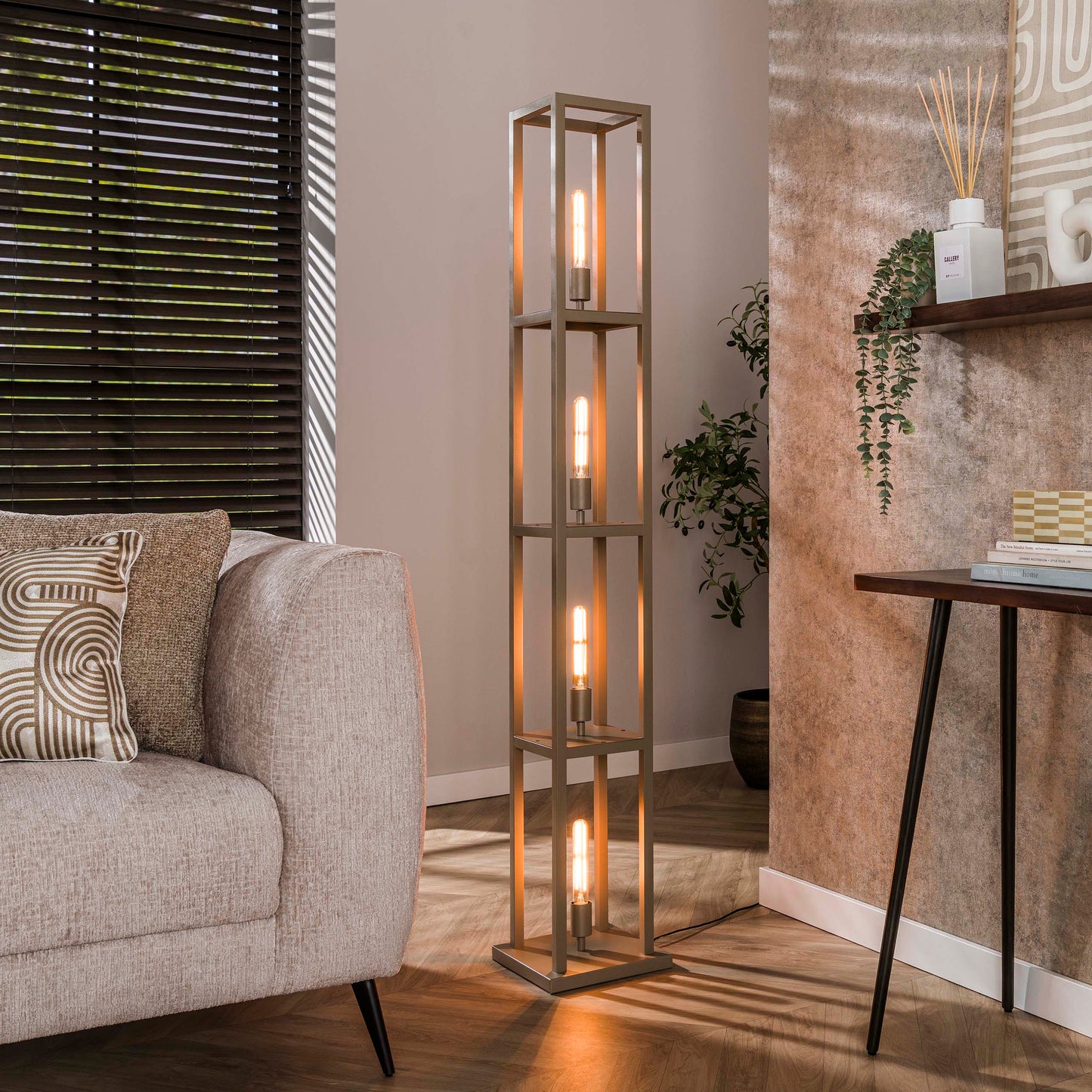 Stehleuchte LIV beige