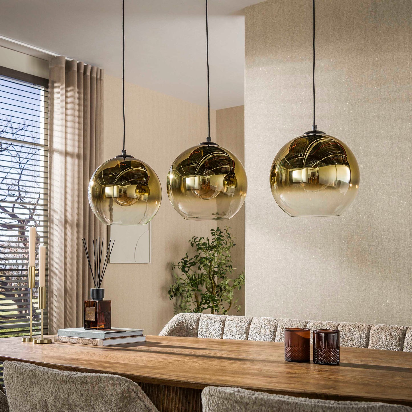 Pendelleuchte ROMY Gold