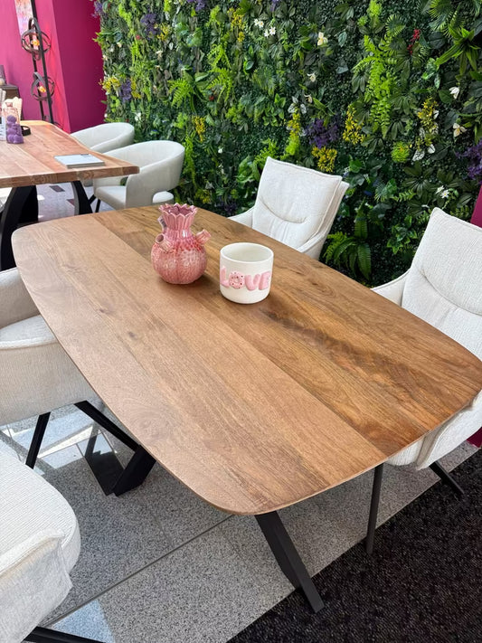 Esstisch DOREEN - Massivholztisch aus Mangoholz