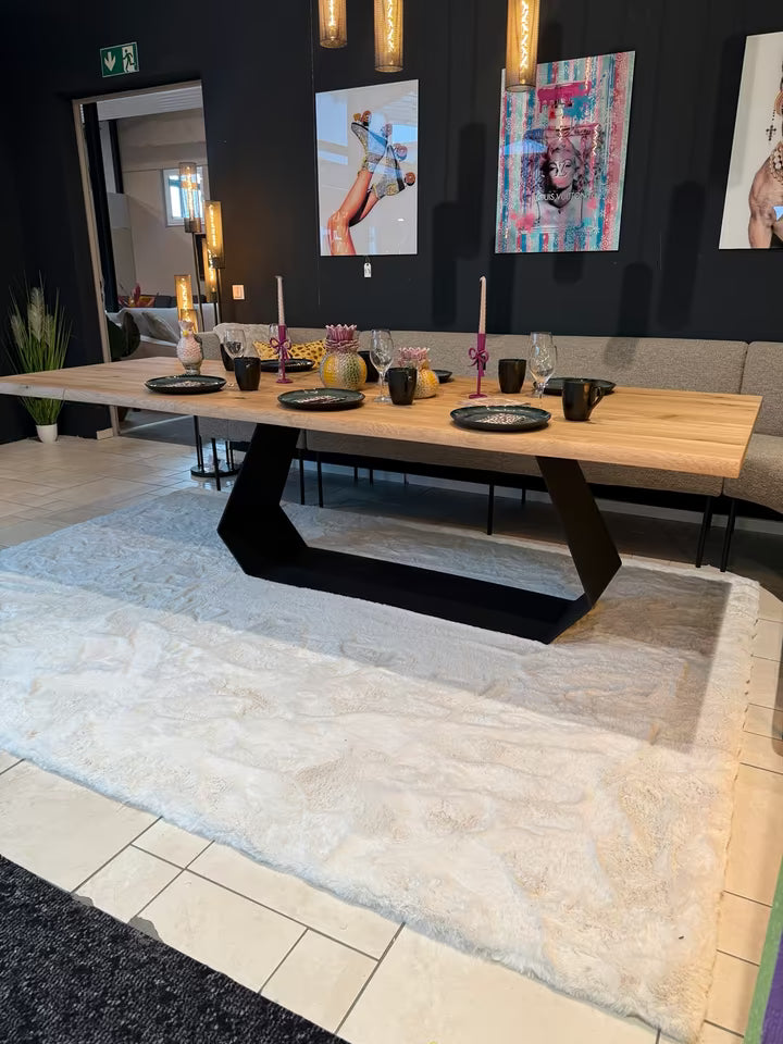 Design Esstisch Eiche - verlängerbar 220/270cm