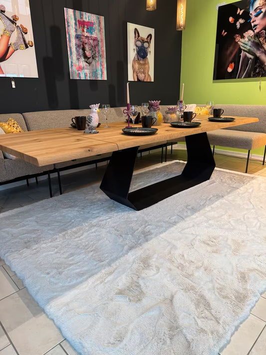 Design Esstisch Eiche - verlängerbar 220/270cm